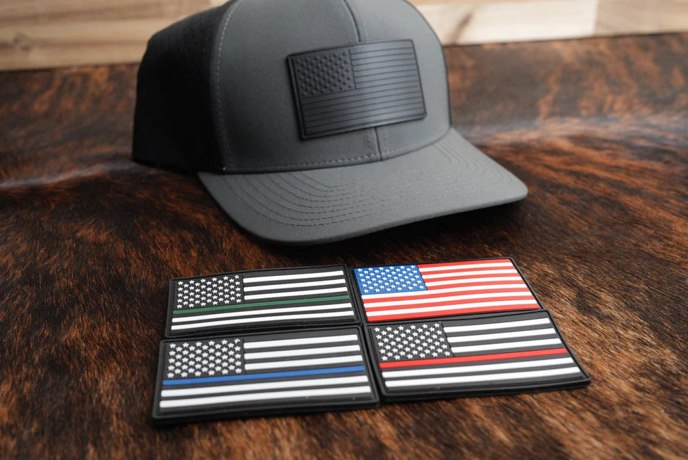 American Flag PVC Patches