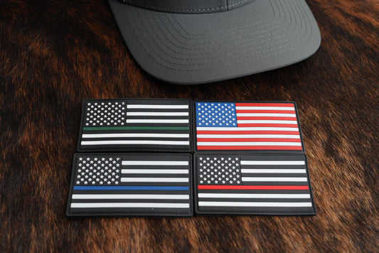 American Flag PVC Patches